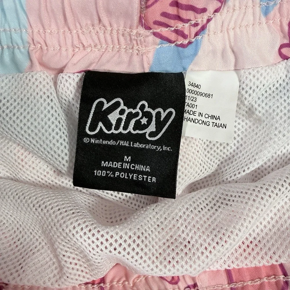Nintendo Kirby Chef Pink Swim Trunks Board Shorts Mens Medium SHM5233KBYPP01